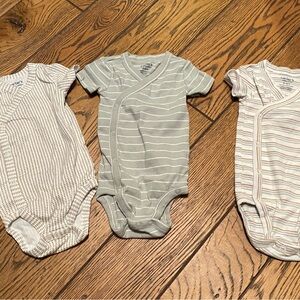Carter's short sleeve Wrap-Front Baby One-Piece